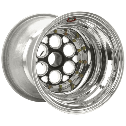 Weld Magnum Sprint 15x17 / 42-Spline / 6 BS - Black Center - Polished Shell - Non-BL Wheel - 735B-51716 Photo - Primary