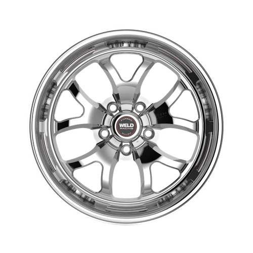 Weld S76 18x5 / 5x120 / 2.1 BS / 3.18 HB - Polished Center - Polished Shell - Non-BL Wheel - 76HP8050N21A Photo - Close Up