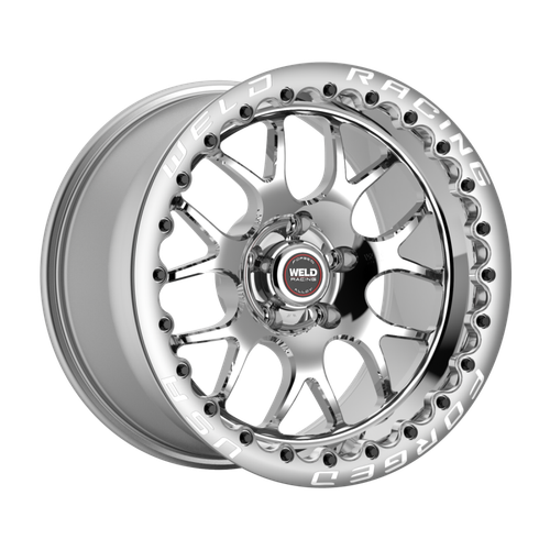 Weld S77 Beadlock 17x10/5x127/7.2 BS/3.18 HB-Polished Center-Polished Shell-Polished SBL Wheel - 77HP7100C72G Photo - Primary