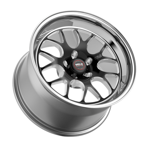 Weld S77 17x8 / 5x120.65 / 5 BS / 3.18 HB - Black Center - Polished Shell - Non-BL Wheel - 77LB7080B50A Photo - Close Up