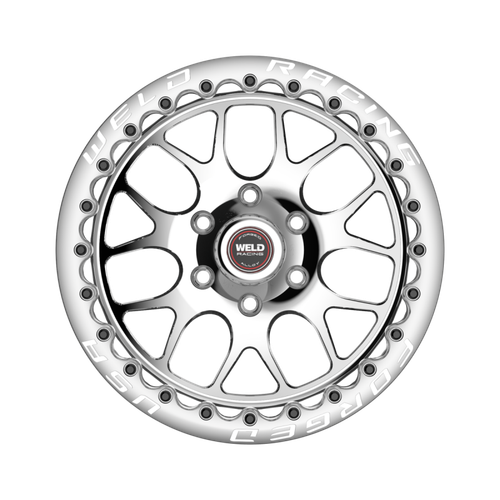 Weld S77 HD Beadlock 17x11/6x127/7.4 BS/3.18 HB-Polished Center-Polished Shell-Polished SBL Wheel - 77LP7110X74G Photo - Close Up