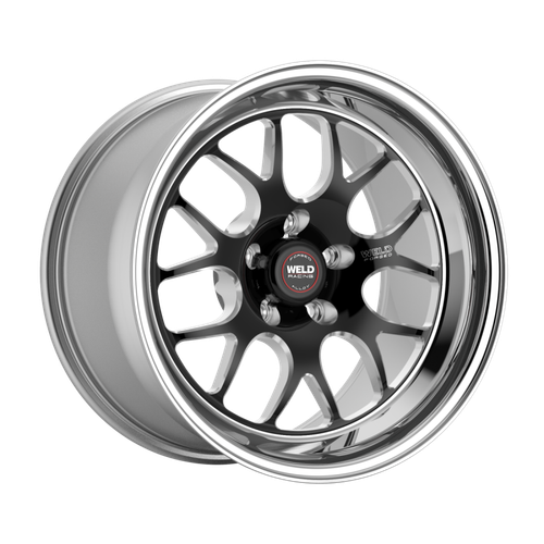Weld S77 18x8.5 / 5x114.3 / 5.7 BS / 3.18 HB - Black Center - Polished Shell - Non-BL Wheel - 77MB8085A57A Photo - Primary