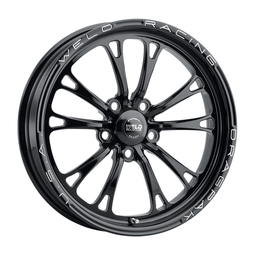 Weld Dodge Dragpak V-Series 17x4.5 / 5x115 / 2.25 BS - Gloss Black Milled - Non-BL Wheel - 784B-1704244-DRPK Photo - Primary