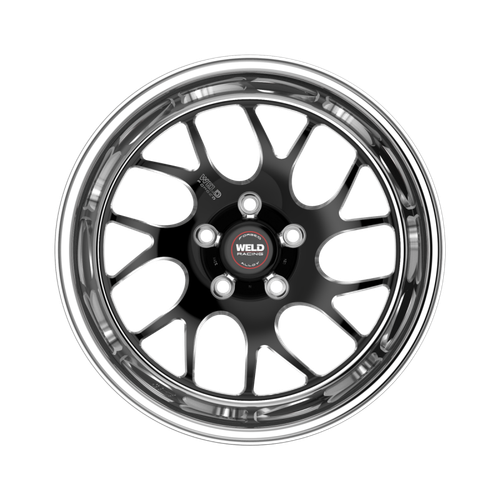 Weld S78 17x10 / 5x120 / 7.2 BS / 3.18 HB - Black Center - Polished Shell - Non-BL Wheel - 78HB7100N72R Photo - Close Up