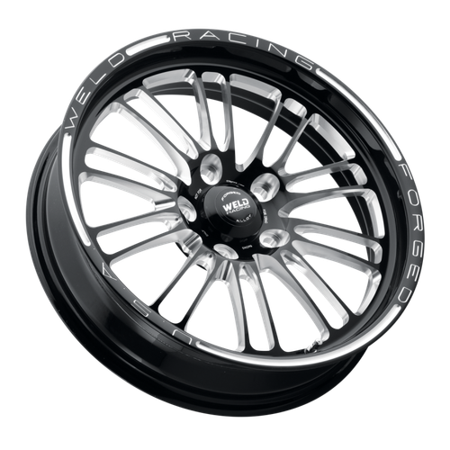 Weld RPM Frontrunner 15x3.5 / 5x4.75 / 1.75 BS / 3.18 HB - Gloss Black Milled - Non-BL Wheel - 85C-15274-B Photo - Close Up