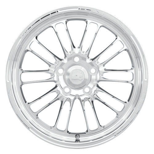 Weld RPM Frontrunner 15x3.5 / 5x4.75 / 2.25 BS / 3.18 HB - Polished - Non-BL Wheel - 85P-15272 Photo - Close Up