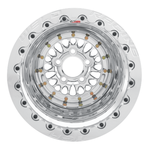 Weld RPM 15x12 / 5x4.75 / 4 BS / 3.18 HB - Polished Center - Polished Shell - Polished SBL MT Wheel - 85P512278G Photo - Close Up