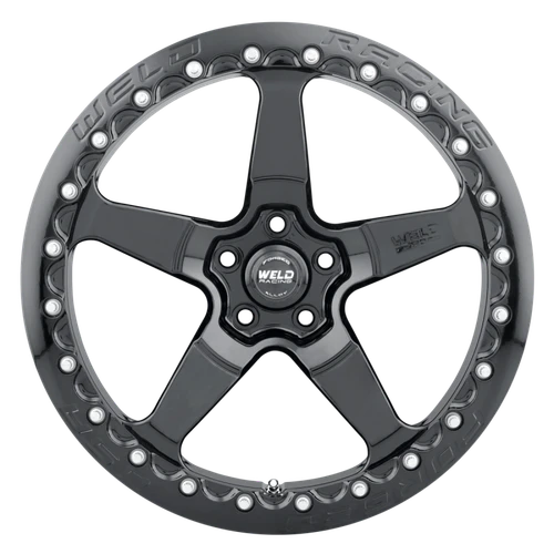 Weld RM505 18x8.5 / 5x112 / 5.92 BS / 57.1 HB - Matte Black - SBL Wheel - RM505S8KJ59FS0C2SBLFS Photo - Close Up