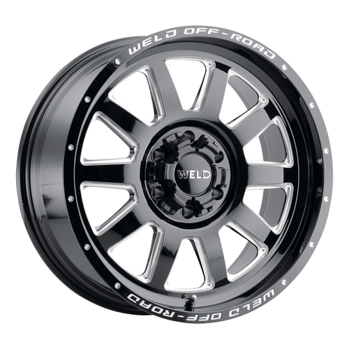 Weld Stealth 20x10 / 6x135 / 4.76 BS / 106.1 HB - Gloss Black Milled - Non-BL Wheel - W10200098476 Photo - Primary