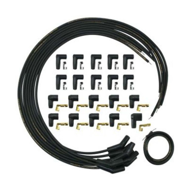Moroso Universal Wire Loom Kit – Kit Universale Per Organizzare E Proteggere I Cavi Elettrici – Staffe Cromate E Separatori In Plastica Nera - 3