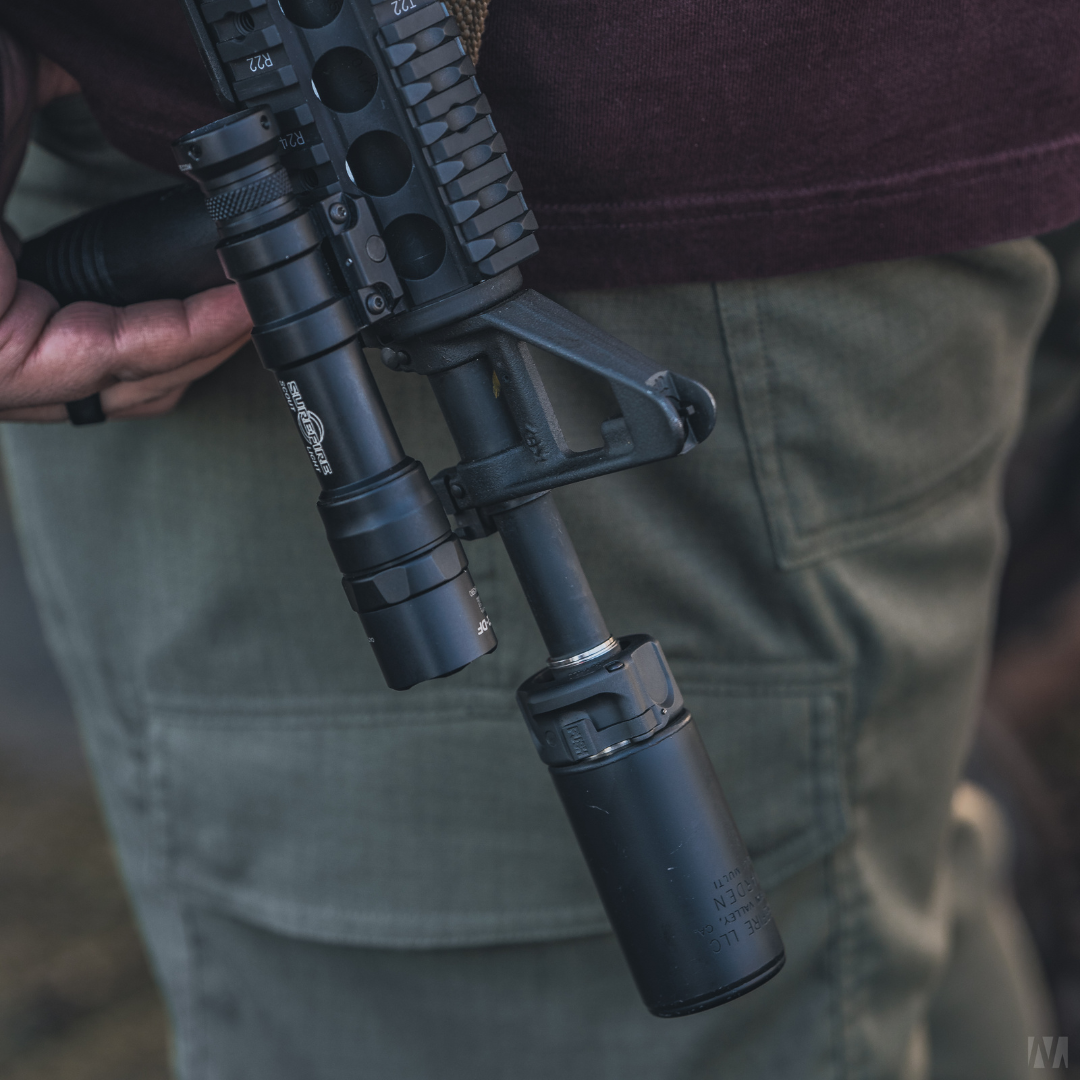 実物 Surefire WARDEN Muzzle Black サプレッサー