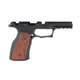 SHARPS BROS SBGM07-G3 GRIP MODULE FOR THE P365 XMACRO - BLACK ANODIZE WITH BRAZILIAN CHERRY GRIPS - MANUAL SAFETY CUT