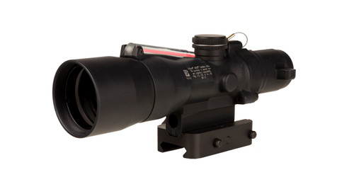 TRIJICON 3X30 COMPACT ACOG® SCOPE - 300 BLK 115 / 220GR. DUAL ILLUMINATED RED CROSSHAIR 300BLK 115/220GR. BALLISTIC RETICLE W/ MOUNT WITH TRIJICON Q-LOC™ TECHNOLOGY