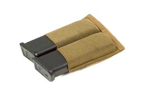 BLUE FORCE GEAR TEN-SPEED DOUBLE PISTOL MAG POUCH COYOTE BROWN