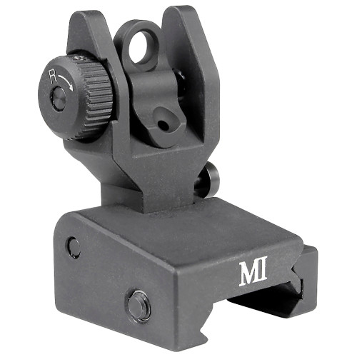 MIDWEST INDUSTRIES SAME PLANE LOW PROFILE REAR SIGHT - BLACK