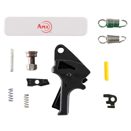 APEX TACTICAL POLYMER FLAT-FACED FORWARD SET TRIGGER KIT FOR M&P M2.0 BLACK