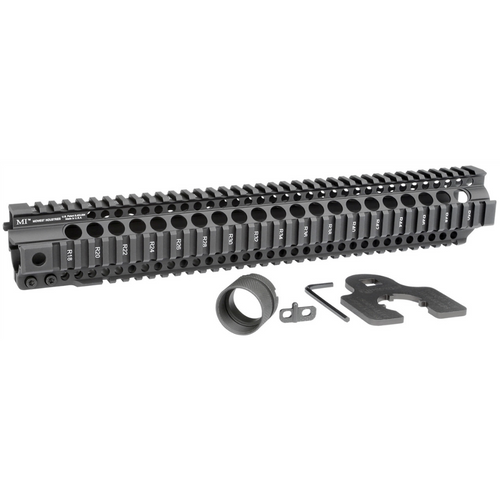 MIDWEST INDUSTRIES COMBAT RAIL T-SERIES ONE PIECE FREE FLOAT HANDGUARD - 15"