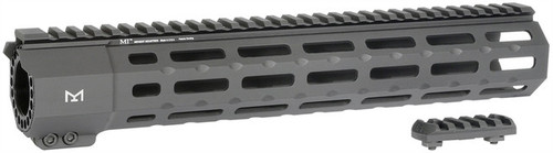 MIDWEST INDUSTRIES SUPPRESSOR SERIES ONE PIECE FREE FLOAT HANDGUARD, M-LOK™ - 12.625"