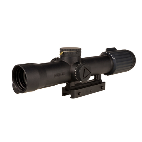 TRIJICON VCOG® 1-8x28 LED RIFLESCOPE - MRAD RED MRAD CROSSHAIR DOT RETICLE W/ MOUNT WITH TRIJICON Q-LOC™ TECHNOLOGY