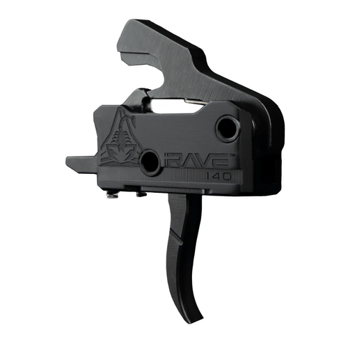 RISE ARMAMENT RAVE 140 TRIGGER - CURVED BLACK