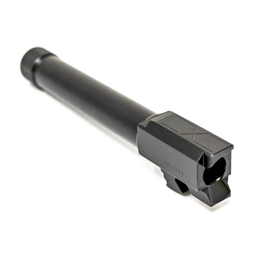 FAXON FIREARMS DUTY SERIES BARREL FOR G19, COMPACT, GEN 2-5, 9MM, 4150, QPQ NITRIDE, THREADED