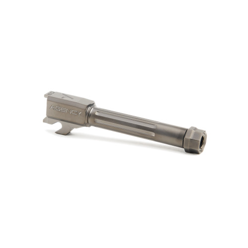 AGENCY ARMS MID LINE MATCH GRADE DROP-IN BARREL (COMPATIBLE WITH P320 COMPACT/X-CARRY) - THREADED BLACK DLC