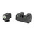 RIVAL ARMS NIGHT SIGHTS FOR GLOCK® 17/19 - STANDARD HEIGHT WHITE