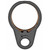 FORTIS MANUFACTURING K2 SYSTEM (LOCKING LEVER) CASTLE NUT - LE™ LIGHTWEIGHT ENHANCED AR15 END PLATE FDE