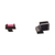 TRIJICON® FIBER SIGHTS - FOR GLOCK® SMALL FRAMES - FRONT: RED / GREEN FIBER, REAR: BLACK, NON-ILLUMINATED