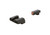 AMERIGLO PROTECTOR SIGHT SET FOR GLOCK® 42,43,43X,48 GL-436 - GREEN TRITIUM ORANGE OUTLINE FRONT, BLACK SERRATED REAR