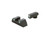 AMERIGLO CLASSIC TRITIUM SIGHT SET FOR GLOCK® 42,43,43X,48 GL-430 - GREEN TRITIUM FRONT GREEN TRITIUM REAR 3 DOT SIGHT SET WHITE OUTLINES