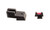 TRIJICON® FIBER SIGHTS - SMITH & WESSON M&P / M&P 2.0 FRONT: RED / GREEN FIBER, REAR: BLACK, NON-ILLUMINATED