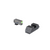 AMERIGLO OPTIC COMPATIBLE SIGHT SET FOR GLOCK® GL-680 - 1L TALL LUMIGREEN OUTLINE TRITIUM .220” FRONT, FLAT BLACK .295” REAR