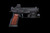 SHARPS BROS SBGM16 GRIP MODULE FOR THE SPRINGFIELD ECHELON - BLACK WITH BRAZILIAN CHERRY GRIPS