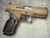 SHARPS BROS SBGM33 GRIP MODULE FOR THE TAURUS GX4 CARRY - BRONZE CERAKOTE W/ BLACK ALUMINUM GRIPS