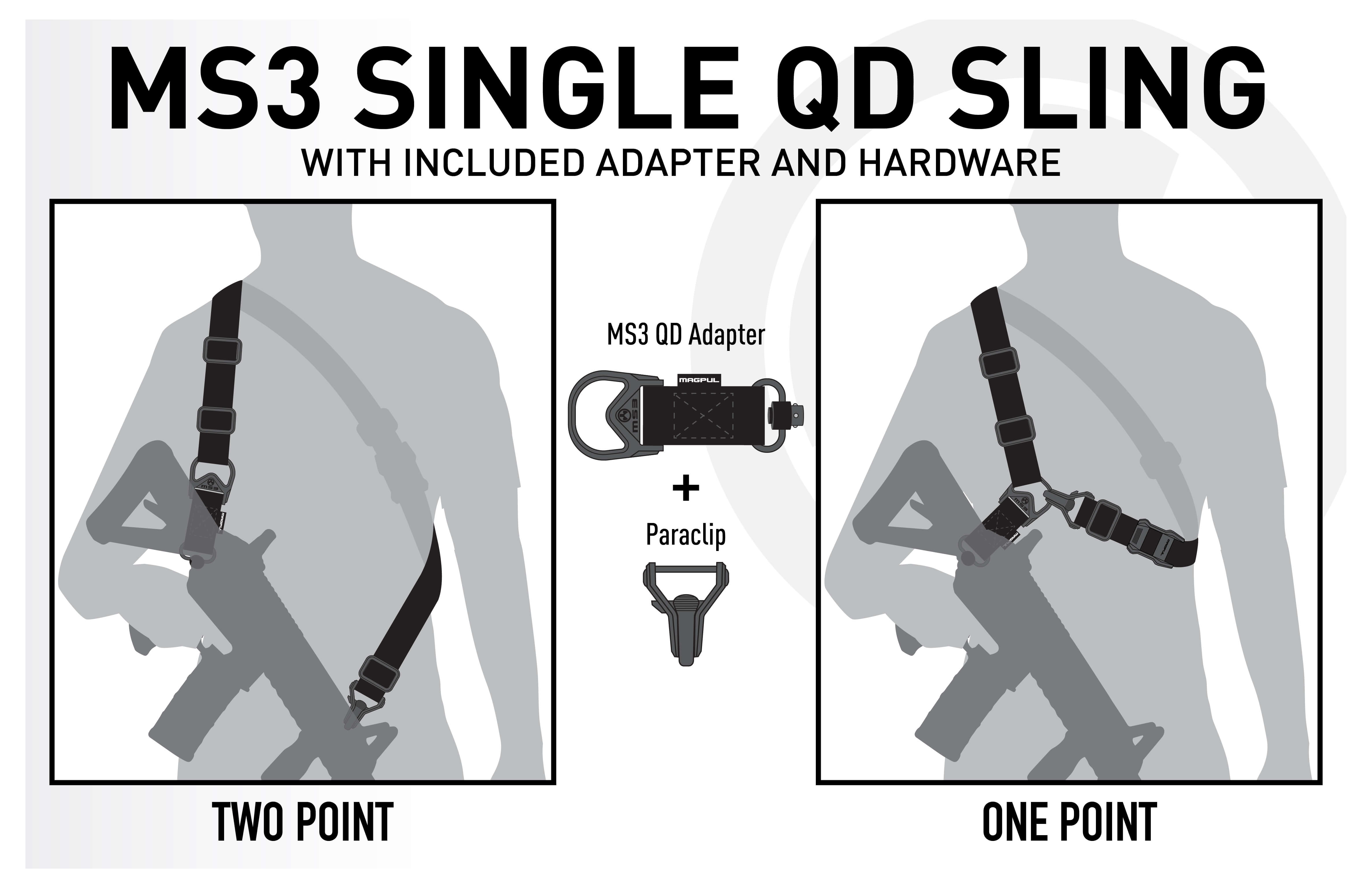 MAGPUL MS3® SINGLE QD SLING GEN 2