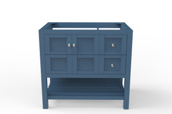 Alicia 36" Blue Vanity Base Only