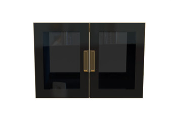 Rosario 30" Wall Mounted Vanity Base with Glass Doors