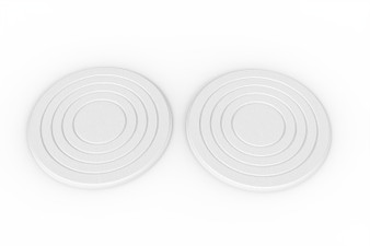 Diatomite Stone 7" Hot Plate Trivet  2 Piece Set 