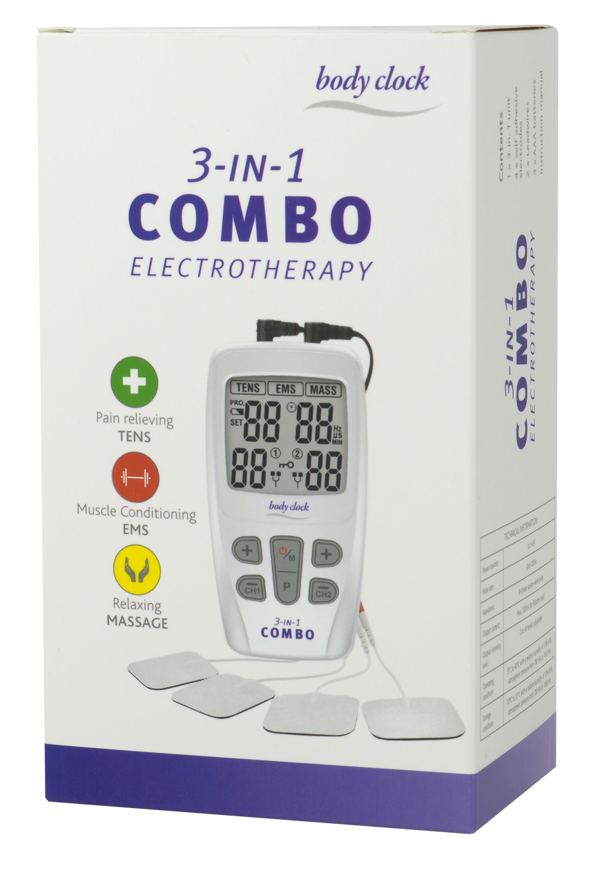 3-In-1 COMBO Electrotherapy Unit with 22 Programs