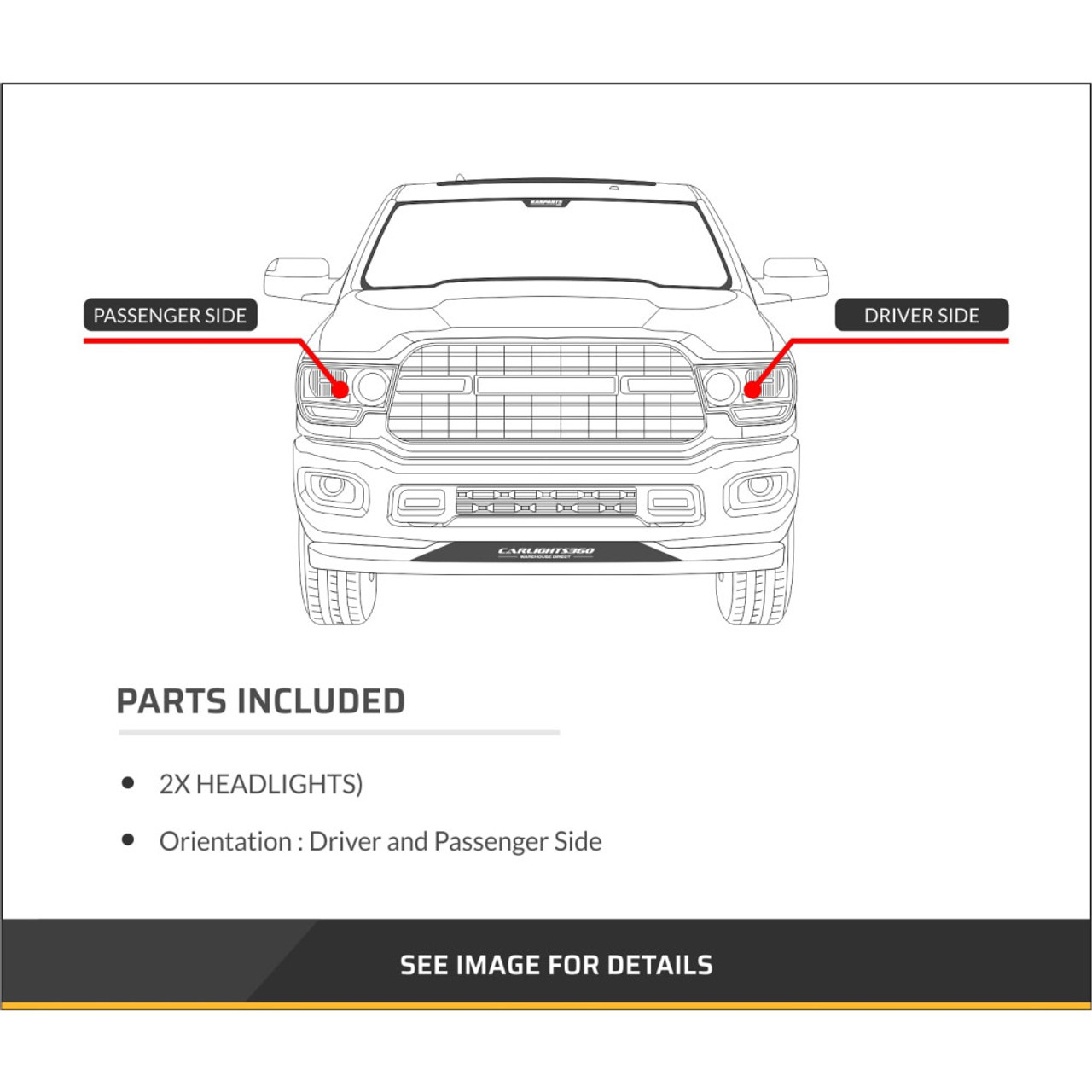 CarLights360: Fits 2010 2011 2012 2013 Hyundai Tucson Headlight