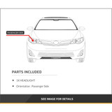 CarLights360: For Mercedes-Benz E200 Headlight Assembly 2012 2013 Passenger Side Halogen Type Sedan DOT Certified For MB2503182 (CLX-M0-20-12235-00-1-CL360A1)