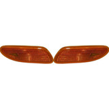 CarLights360: For Mercedes-Benz C32 AMG Side Marker Light 2002 2003 2004 Pair Driver and Passenger Side DOT Certified For MB2570102 | MB2571102 (PLX-M1-339-1402L-UF-CL360A4)