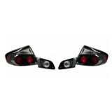 For Infiniti G35 Sedan 2005 2006 Tail Light Assembly Driver and Passenger Side | Pair | Inner | LED | Clear Lens | Black For IN2811104 (CLX-M1-324-1902FXAS2C)