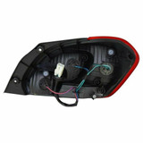 CarLights360: For Mitsubishi Mirage Tail Light Assembly 2014 2015 Driver Side DOT Certified w/ Bulbs - MI2800136 (CLX-M0-11-6796-00-1-CL360A1)