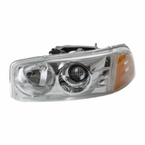 For GMC Yukon Headlight Assembly 2000-2007 Driver Side w/ Bulbs Replacement for GM2502214 (Vehicle Trim: Denali) (CLX-M0-20-6860-00-CL360A4)
