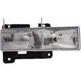 CarLights360: For Chevy C3500 Headlight Assembly 1990-2002 Passenger Side DOT Certified Rectangle Form w/ Bulbs -Replacement for GM2503101 (CLX-M0-20-1668-00-1-CL360A2)