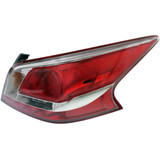 CarLights360: For Nissan Altima Tail Light Assembly 2013 Passenger Side | LED Type | DOT Certified | NI2801196 (CLX-M0-11-6483-00-1-CL360A1)