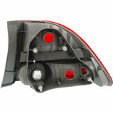 CarLights360: For Honda Civic Tail Light Assembly 2006 2007 2008 Driver Side Sedan CAPA Certified For HO2800166 (CLX-M0-11-6166-01-9-CL360A1)