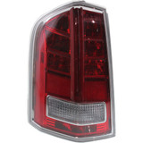 CarLights360: For Chrysler 300 Tail Light Assembly 2011 Driver Side Red Trim Base/Limited DOT Certified For CH2800196 (CLX-M0-11-6396-00-1-CL360A1)